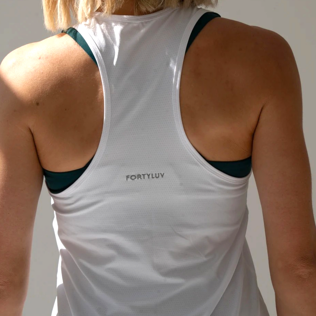Fortyluv Oncourt Women's Performance Vest - White