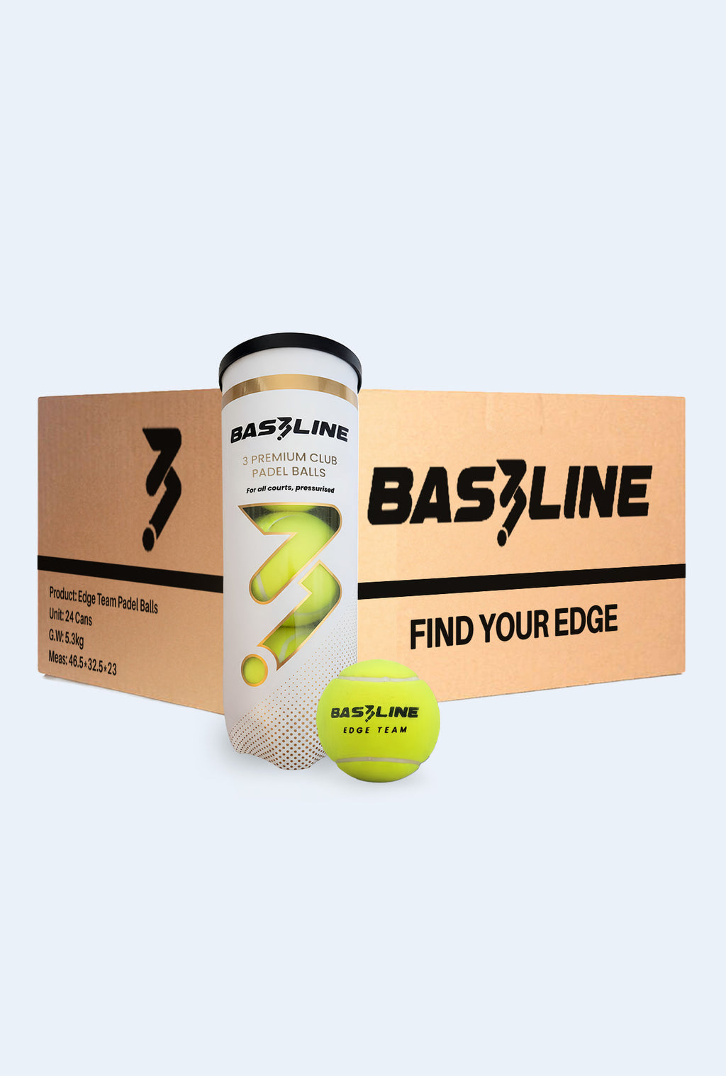Bas3line Edge Team Balls (24x3)