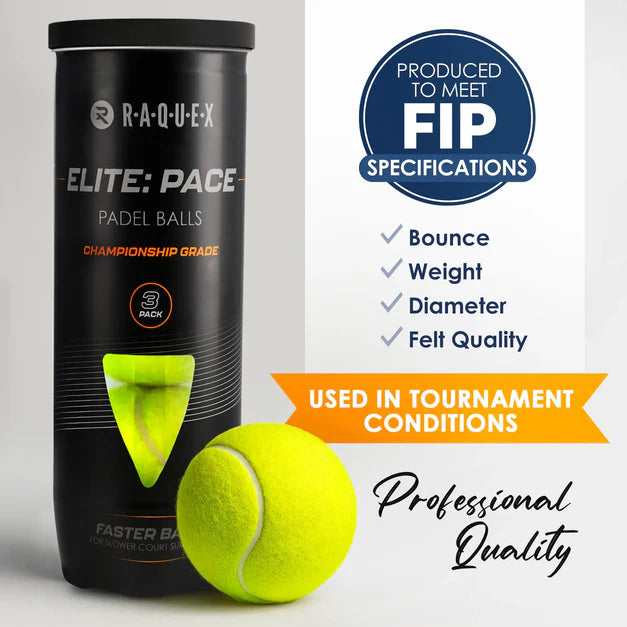 Raquex Elite Standard / Pace Padel Balls
