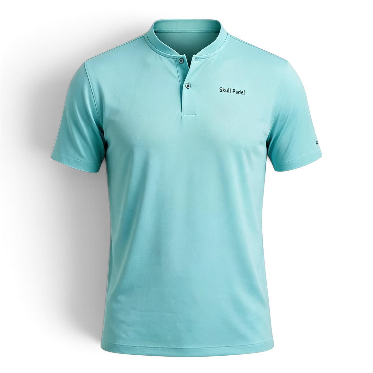 Skull Padel Polo Shirt - Turquoise