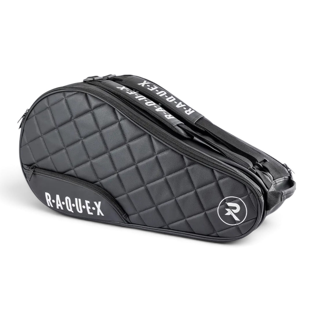 Raquex Elite Quilted Padel Racket Bag - Blue/Black