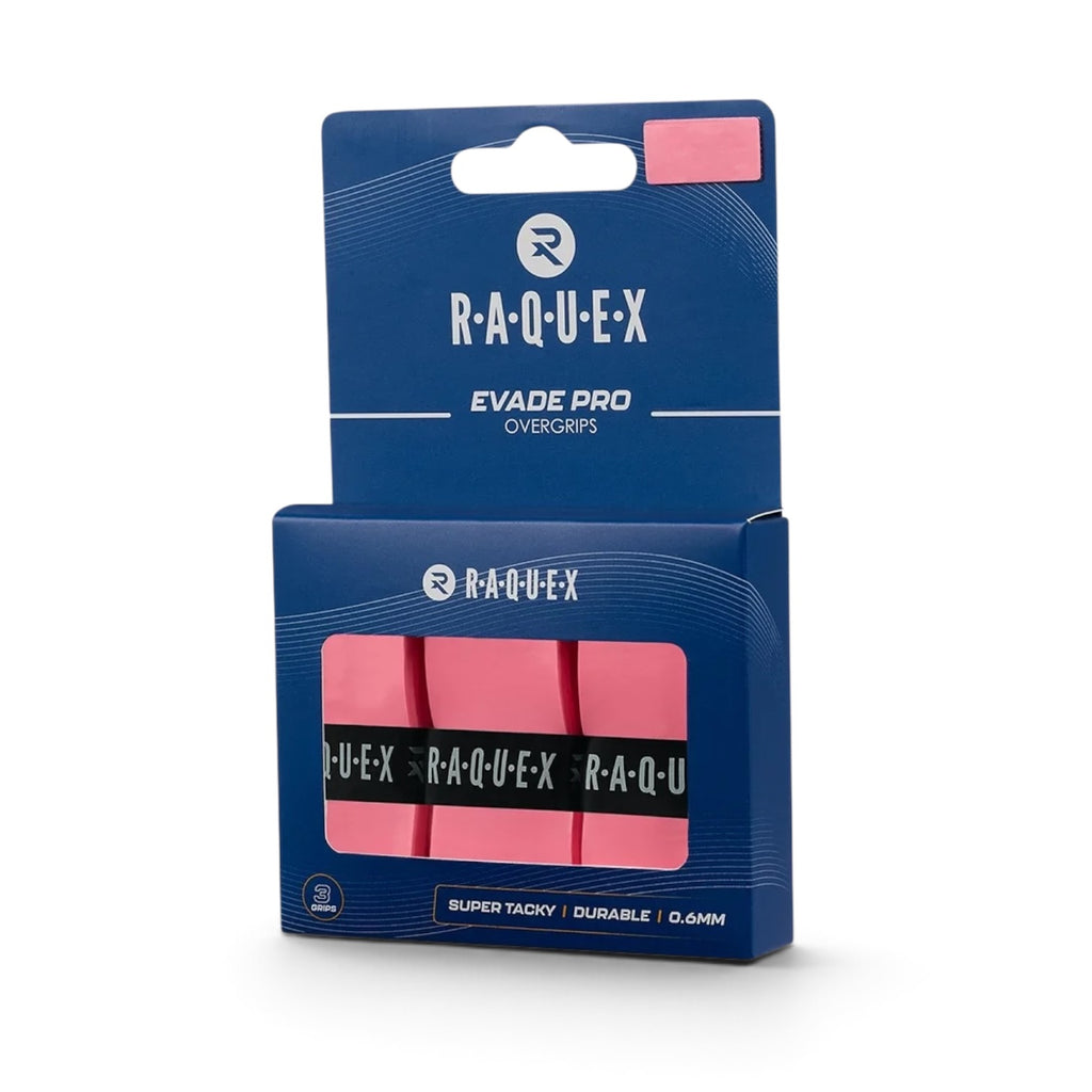 Raquex Evade Pro Padel Grips - White/Black/Pink