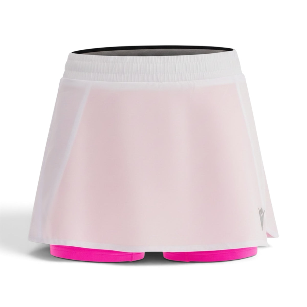 Macron Cecilia padel Womens skirt - White/Neon Pink