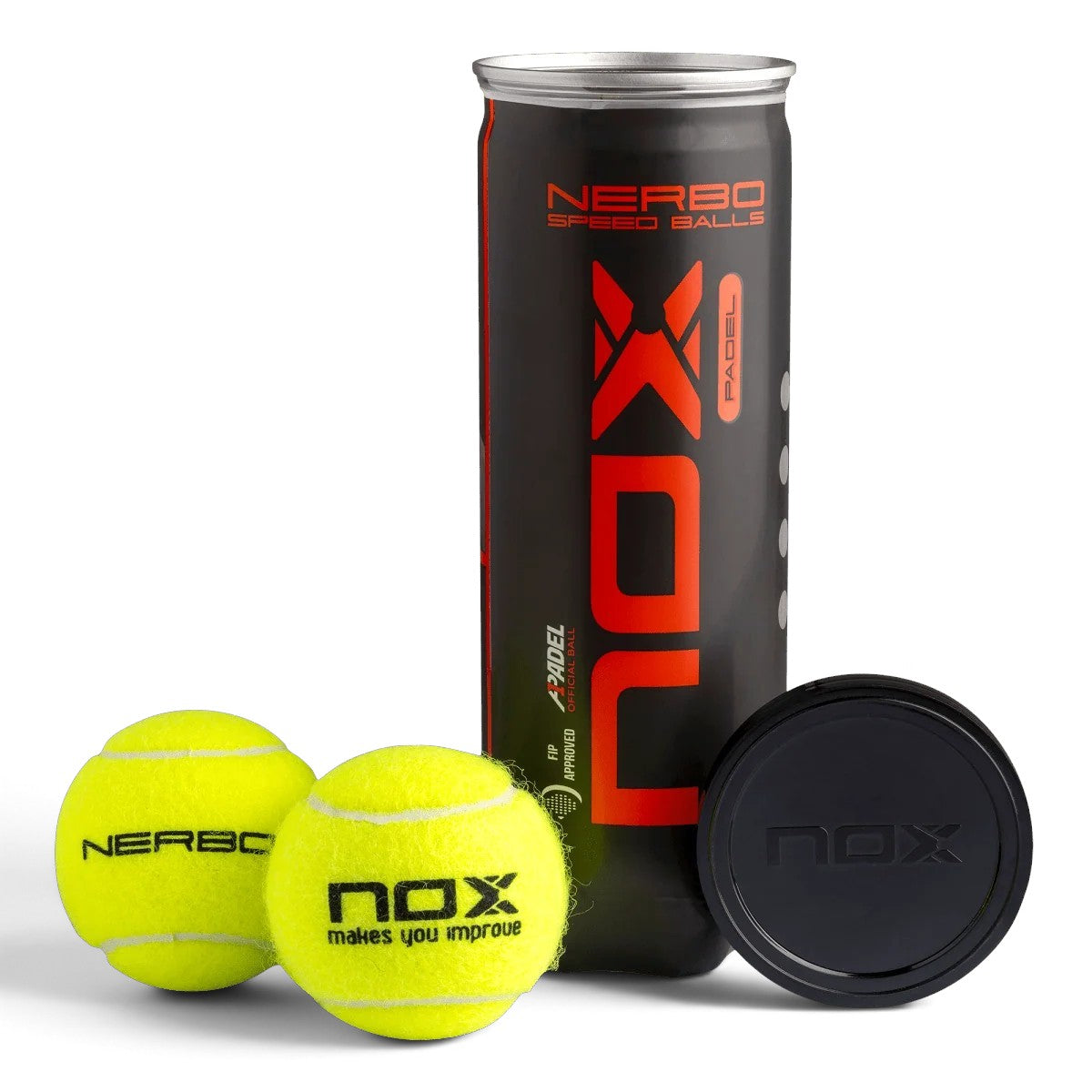 NOX Nerbo Padel balls 3 Pack Tube