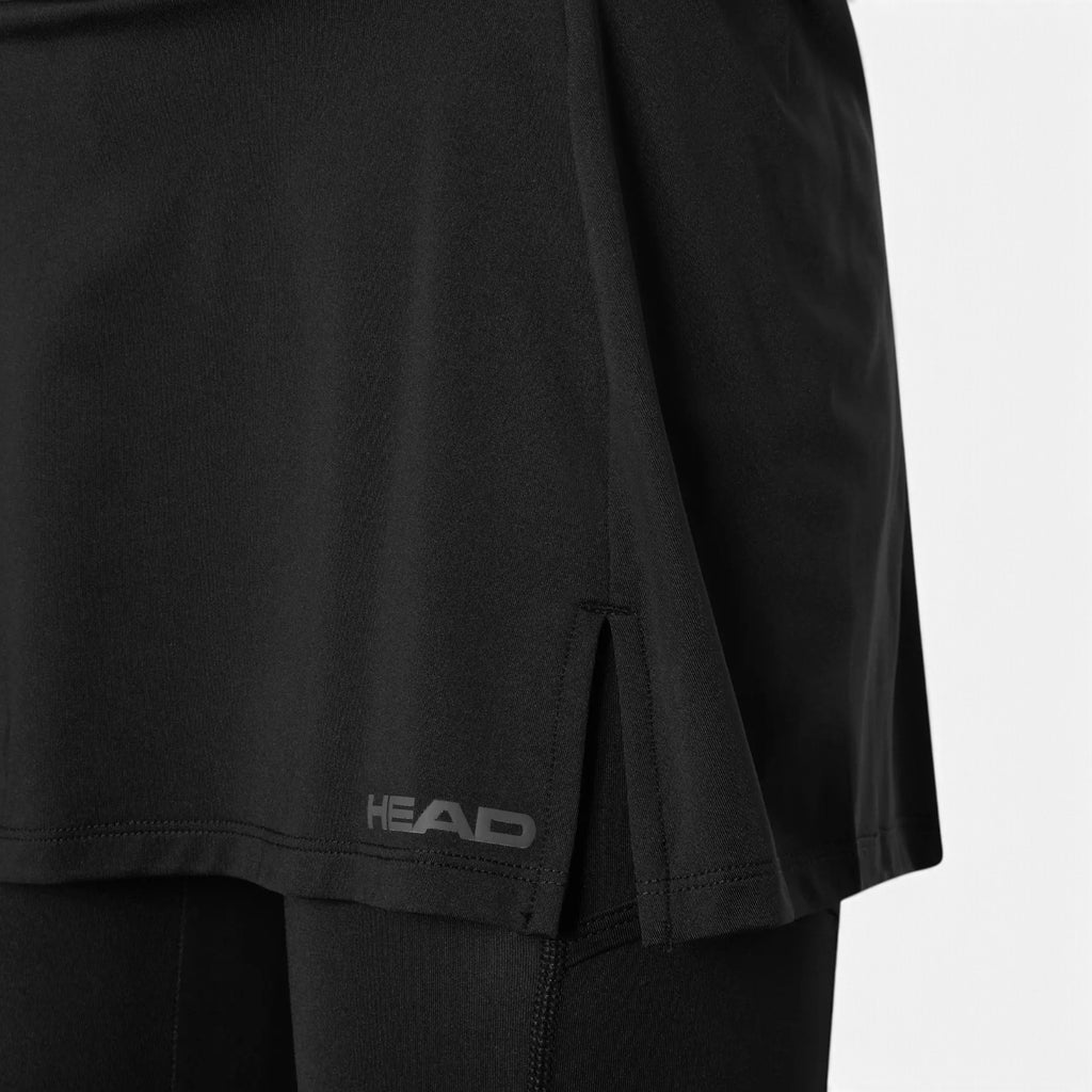 HEAD CLUB Women's 3/4 Tights Skort - Black