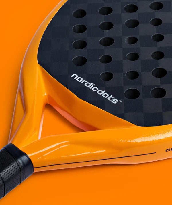 Nordicdot GliderAero - Papaya Orange Padel Racket