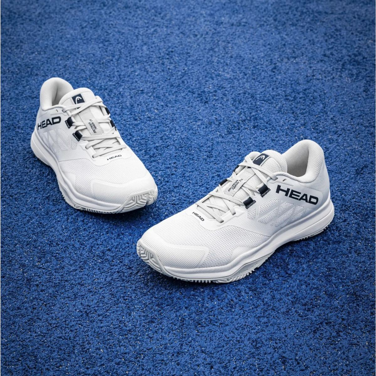 HEAD Motion Team 1.5 Men's Padel Shoes - White/Blueberry
