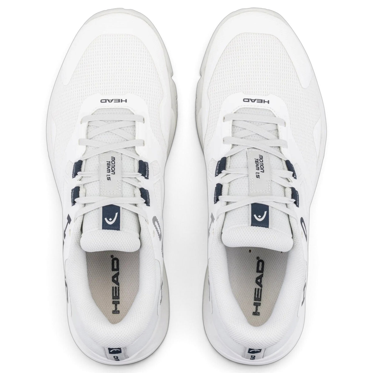 HEAD Motion Team 1.5 Men's Padel Shoes - White/Blueberry