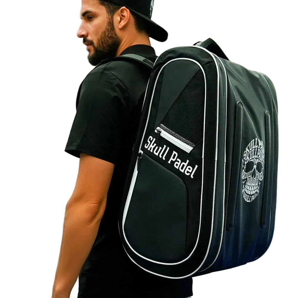 Skull Padel XXL Padel Bag Black White