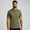 Skull Padel Polo Shirt - Camo Green