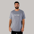 Skull Padel T-shirt Back Skull Grey