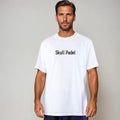 Skull Padel T-shirt Back Skull White