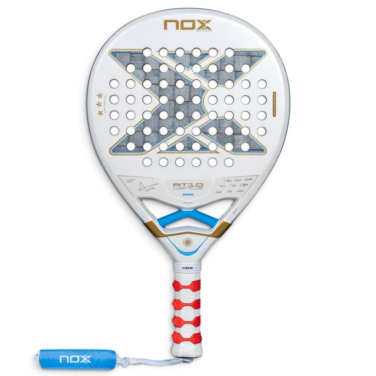 Nox AT10 Genius 18K Alum Buenos Aires Exclusive Edition Padel Racket