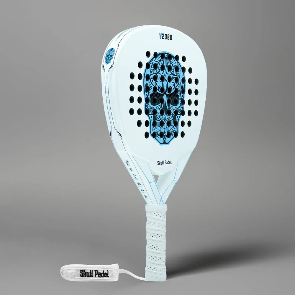 Skull Padel V2080 White Blue 12K