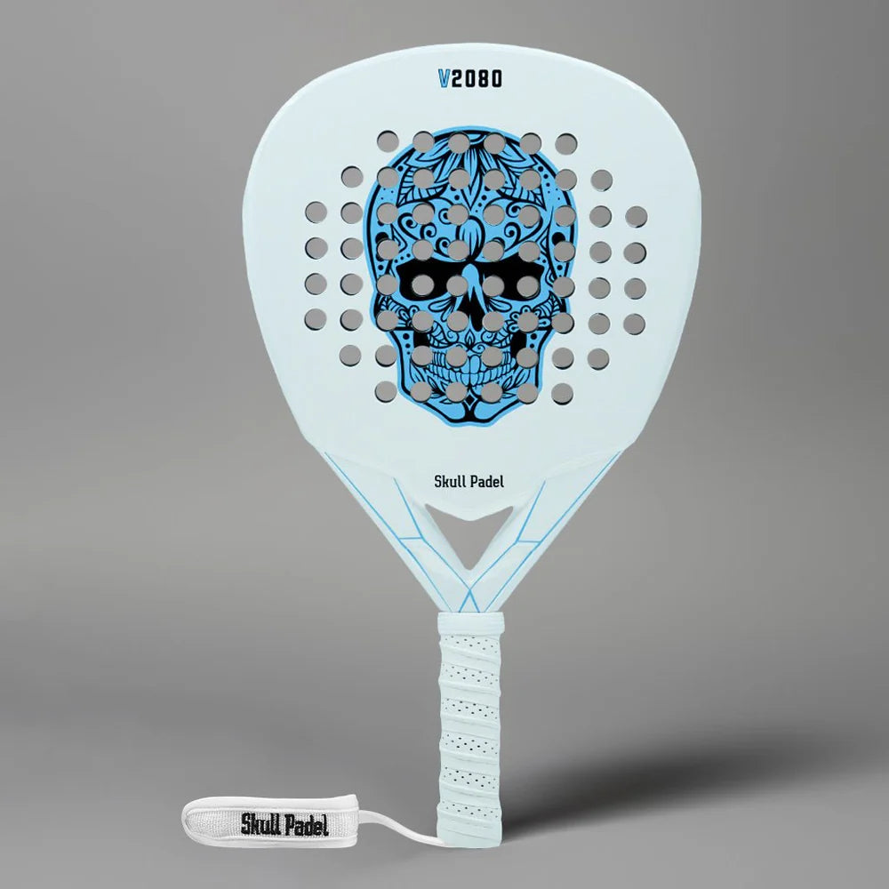 Skull Padel V2080 White Blue 12K