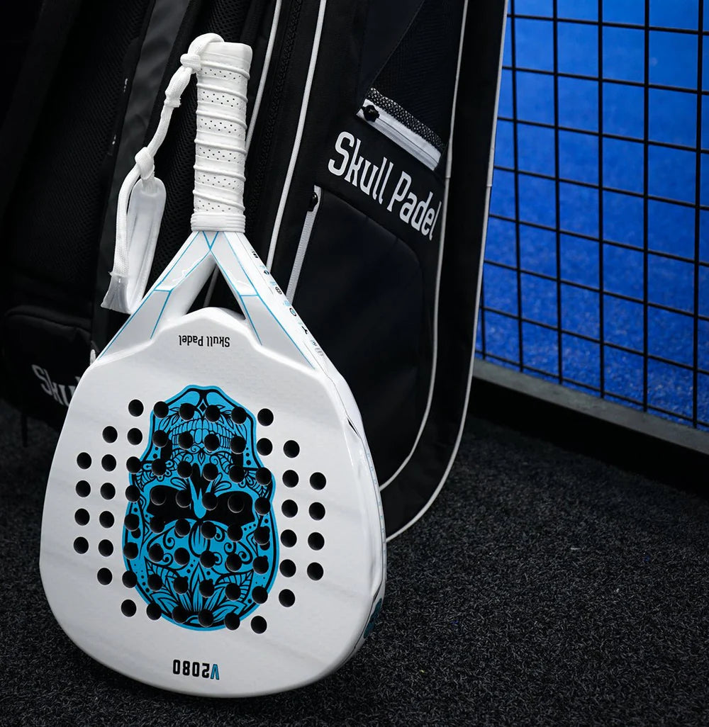 Skull Padel V2080 White Blue 12K