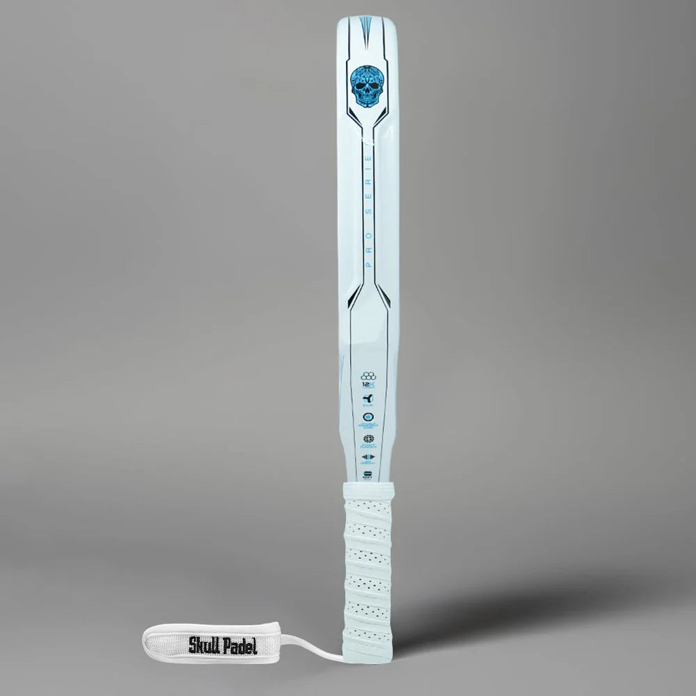 Skull Padel V2080 White Blue 12K