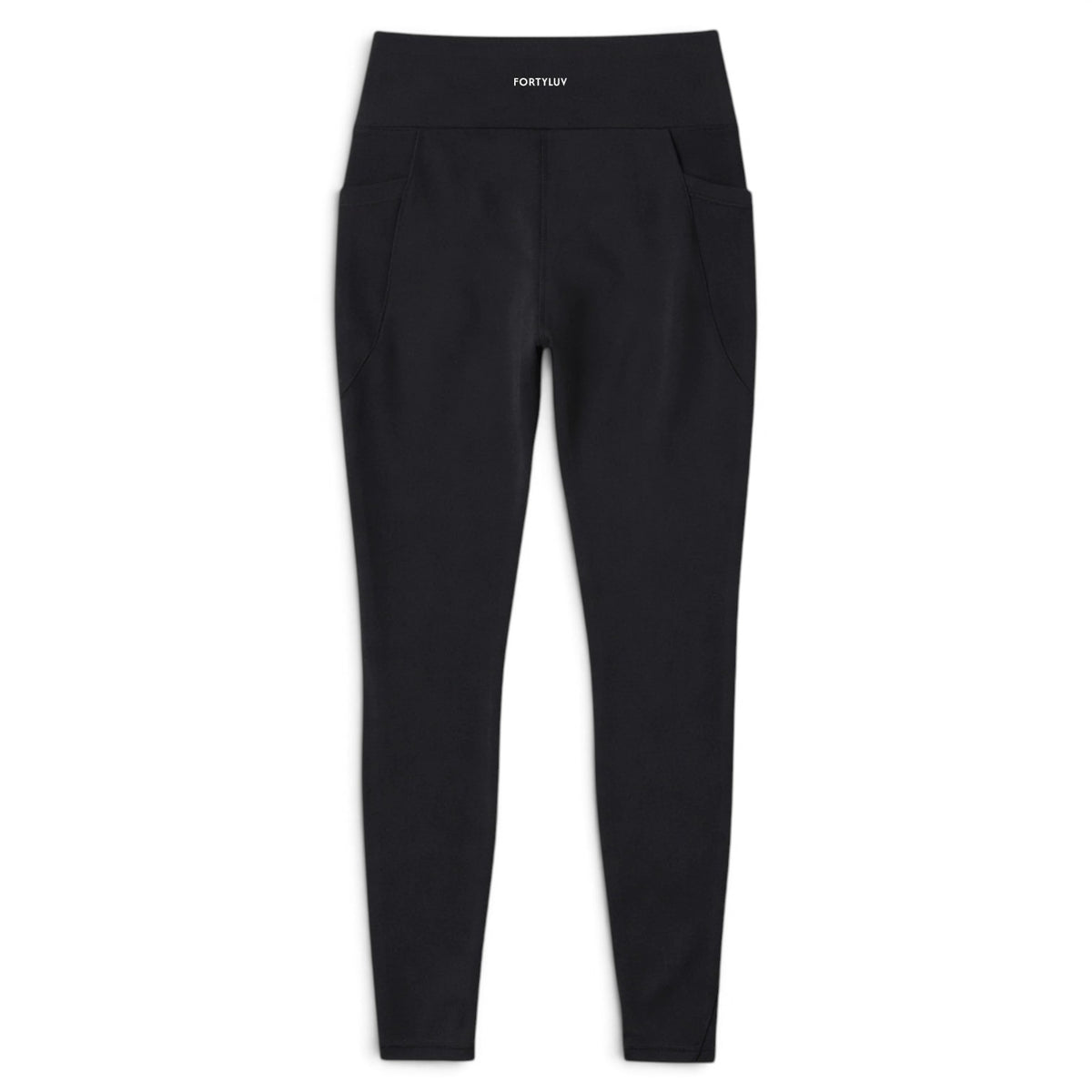 Fortyluv Oncourt Women's Padel Pocket Leggings - Black